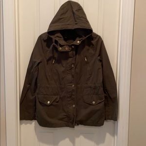 Army green cotton lightweight jacket